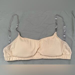 Capezio Women’s Nude Dance Bra with Invisible Back and Shoulder Straps